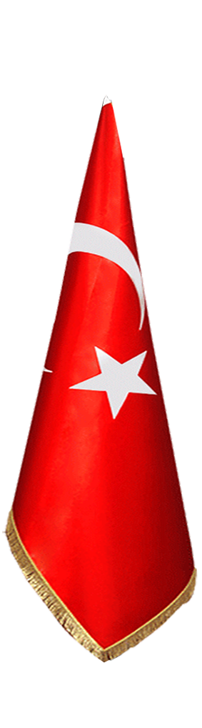 Türk Makam Bayrağı (Telalı Saçaklı)