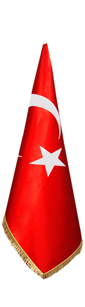 Türk Makam Bayrağı (Telalı Saçaklı)