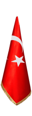 Türk Makam Bayrağı (Telalı Saçaklı)
