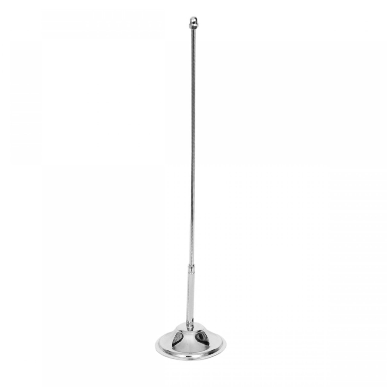 Tekli Krom Masa Bayrak Direği