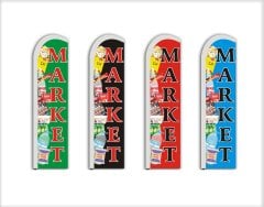 -MARKET- Yelken Bayrak Sadece KUMAŞ (75x300 cm)