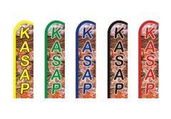 -KASAP- Yelken Bayrak Sadece KUMAŞ (75x300 cm)