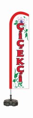 -ÇİÇEKÇİ- Yelken Bayrak TAKIM Kırmızı