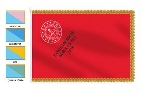 Okul Tören Flaması