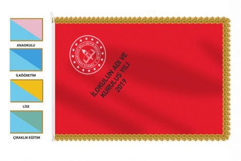 Okul Tören Flaması