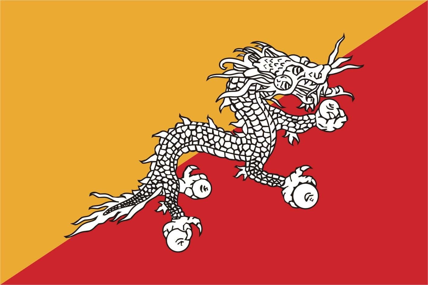 Bhutan Bayrağı