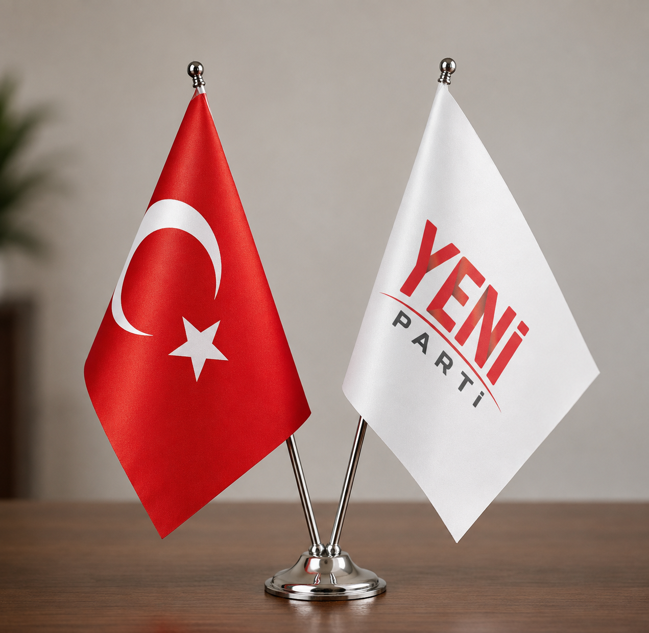 Yeni Parti Masa Bayrağı