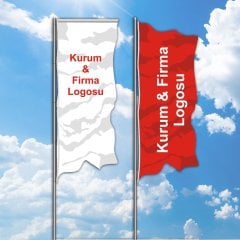 150x300 Dikey Gönder Bayrakları